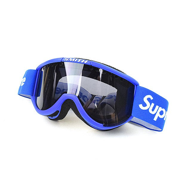 Supreme x Smith Blue Goggles Ski Mask Glasses Blue Lens